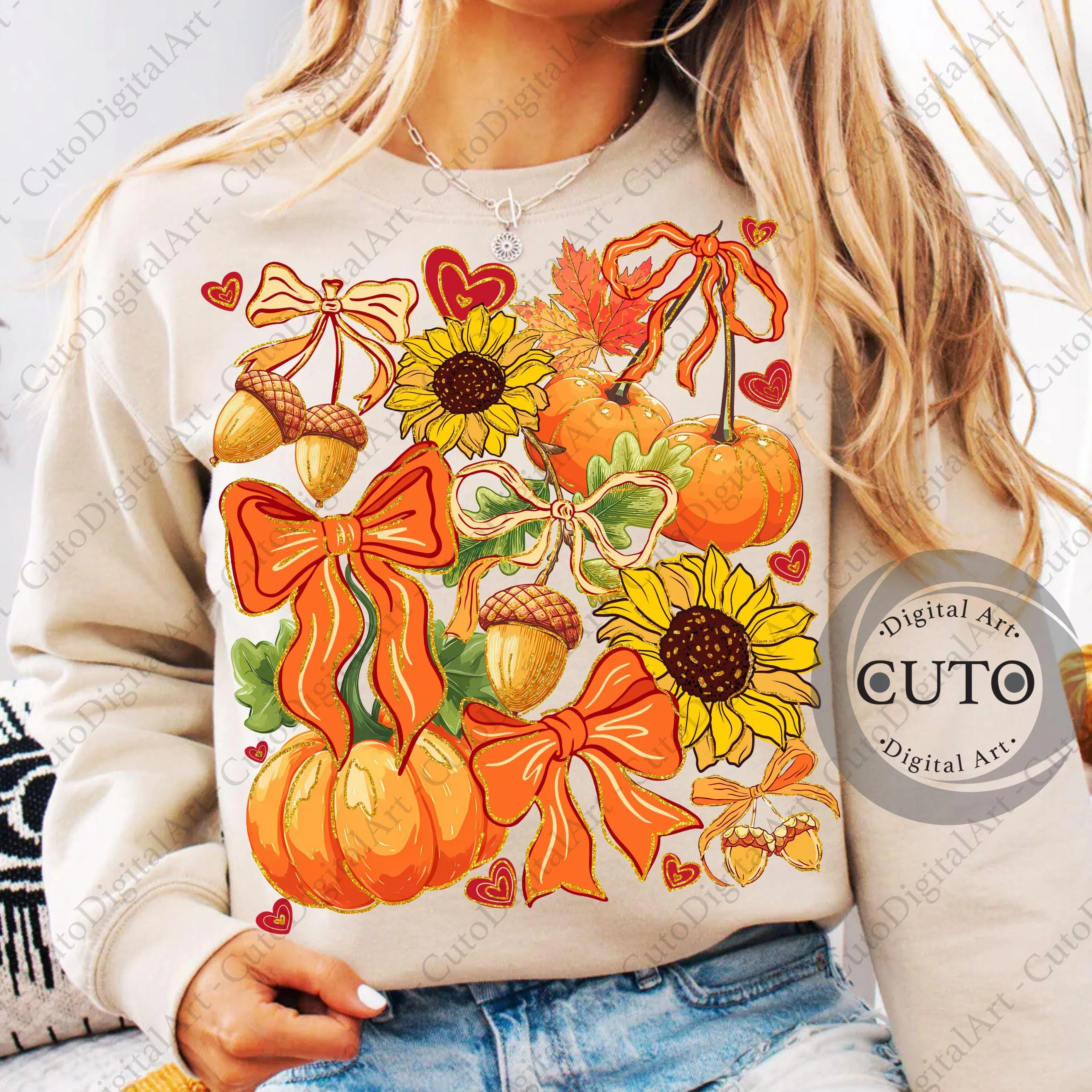 Boho Pumpkins Coquette Png Sublimation Design, Preppy Fall T-shirt PNG, Floral Cozy season Png, Girly Autumn Sweatshirt Digital Download